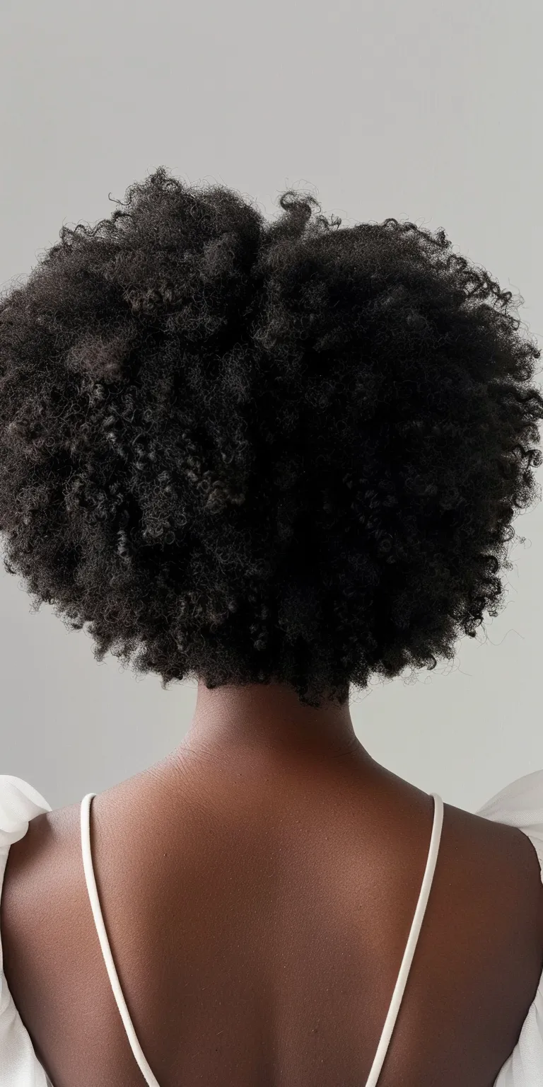 afro hairstyles Afro puffs, Kinky hair, Digital perm, Asymmetric cut, Short brush cut