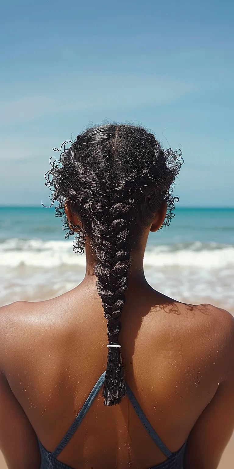 beach hairstyles Hair twists, Waterfall braids, French braid, Cornrows, Boho braids