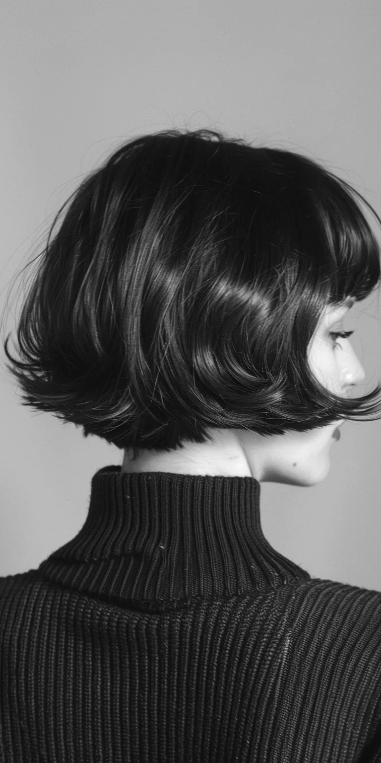 short hairstyles with bangs Asymmetric cut, Bob Chignon, Short brush Pixie cut