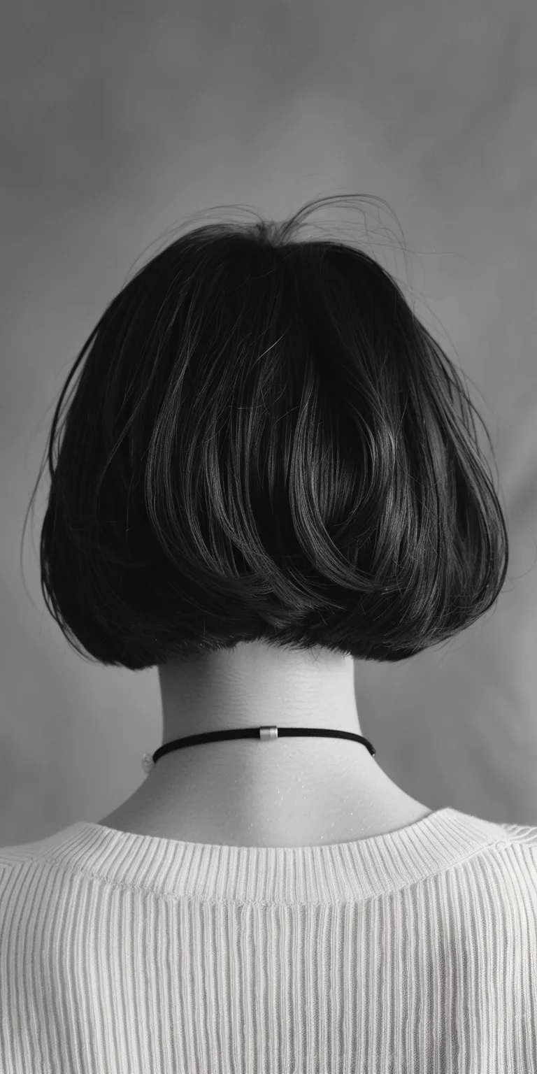 short choppy haircuts Asymmetric cut, Bob Chignon, Tonsure, Butterfly haircut