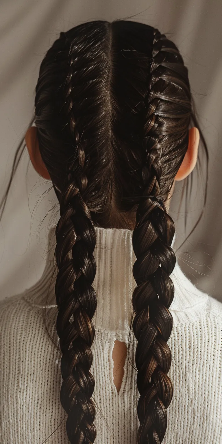 invisible braids Waterfall braids, Boho Braid, French braid, Hair twists