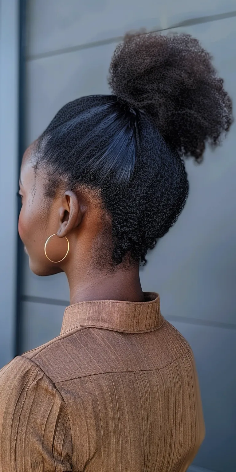 cute ponytail hairstyles Updo, French twist, Laid edges, Asymmetric cut, Ponytail