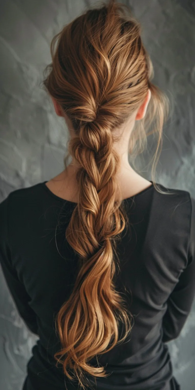 easy hairstyles French braid, Braid, Waterfall braids, Boho Milkmaid braid