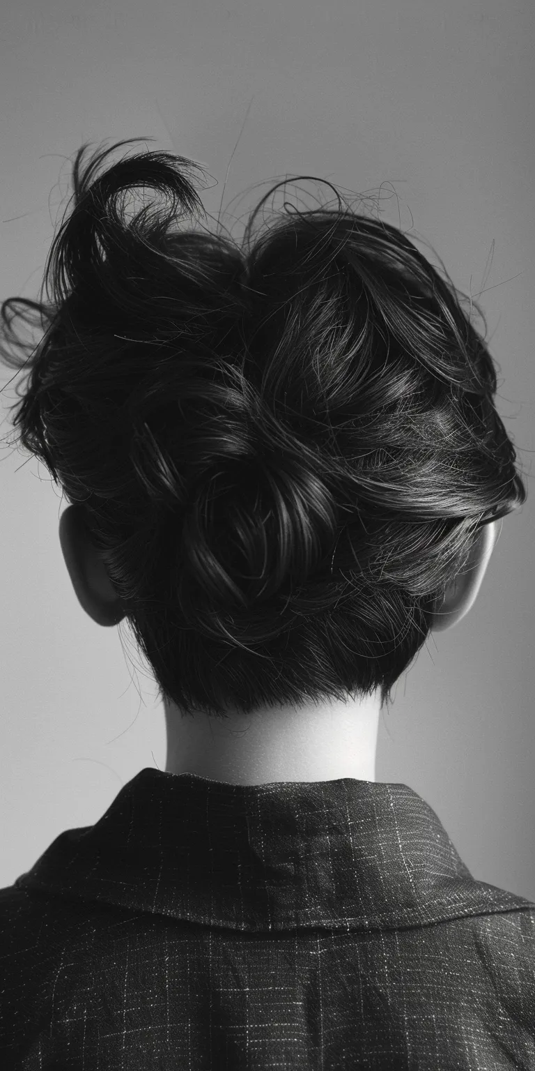 blowout hairstyle Chignon, Updo, Finger wave, French twist, Milkmaid braid