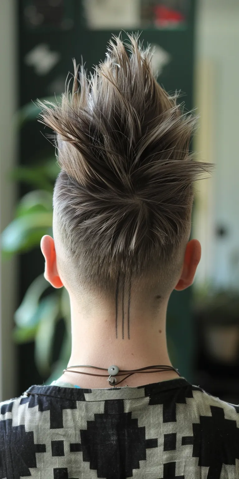 mohawk hairstyle Mohawk, Butterfly haircut, Professional cut, Pompadour, Asymmetric cut