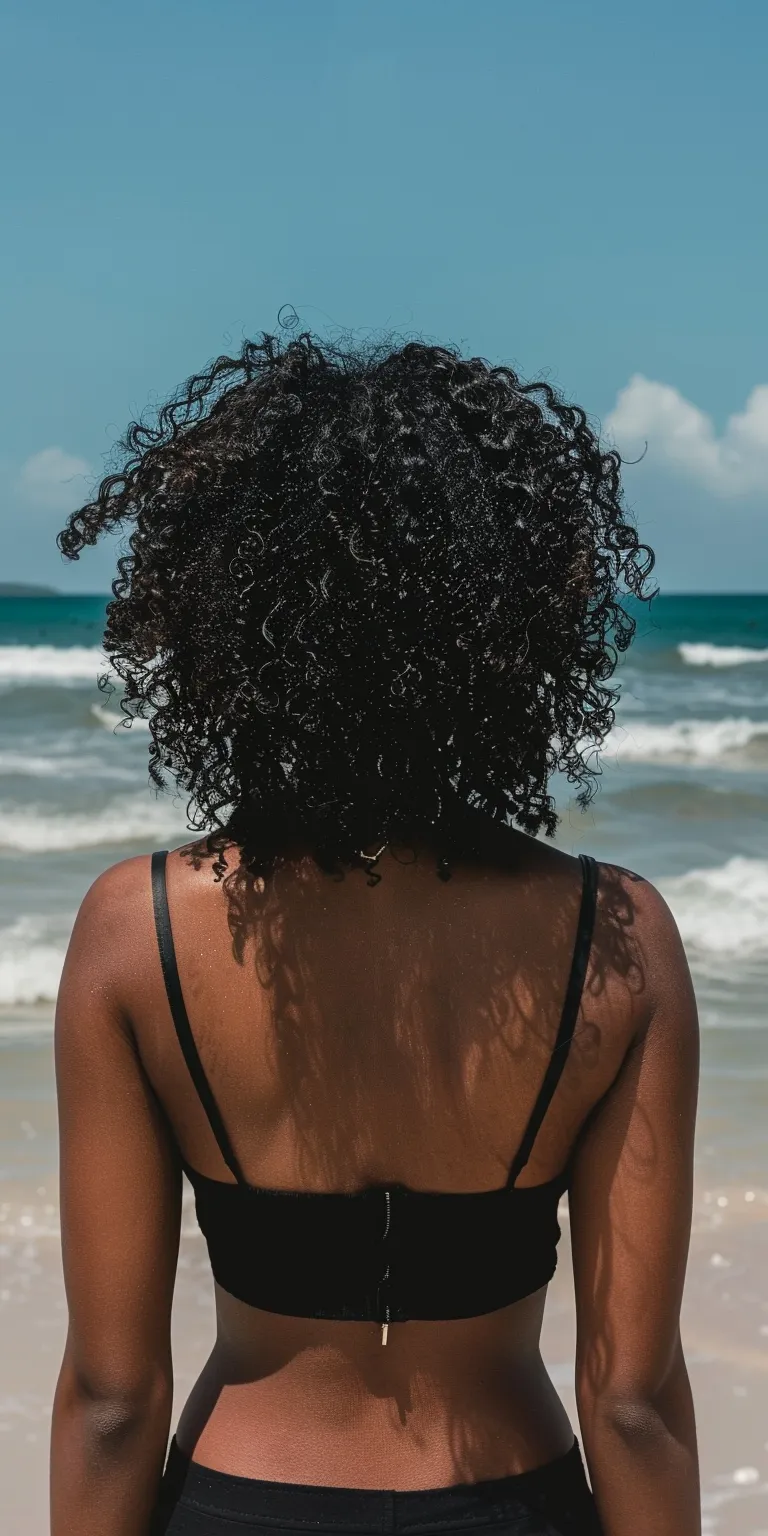 beach hairstyles Kinky hair, Hair twists, Crochet braids, Jheri curl, Digital perm