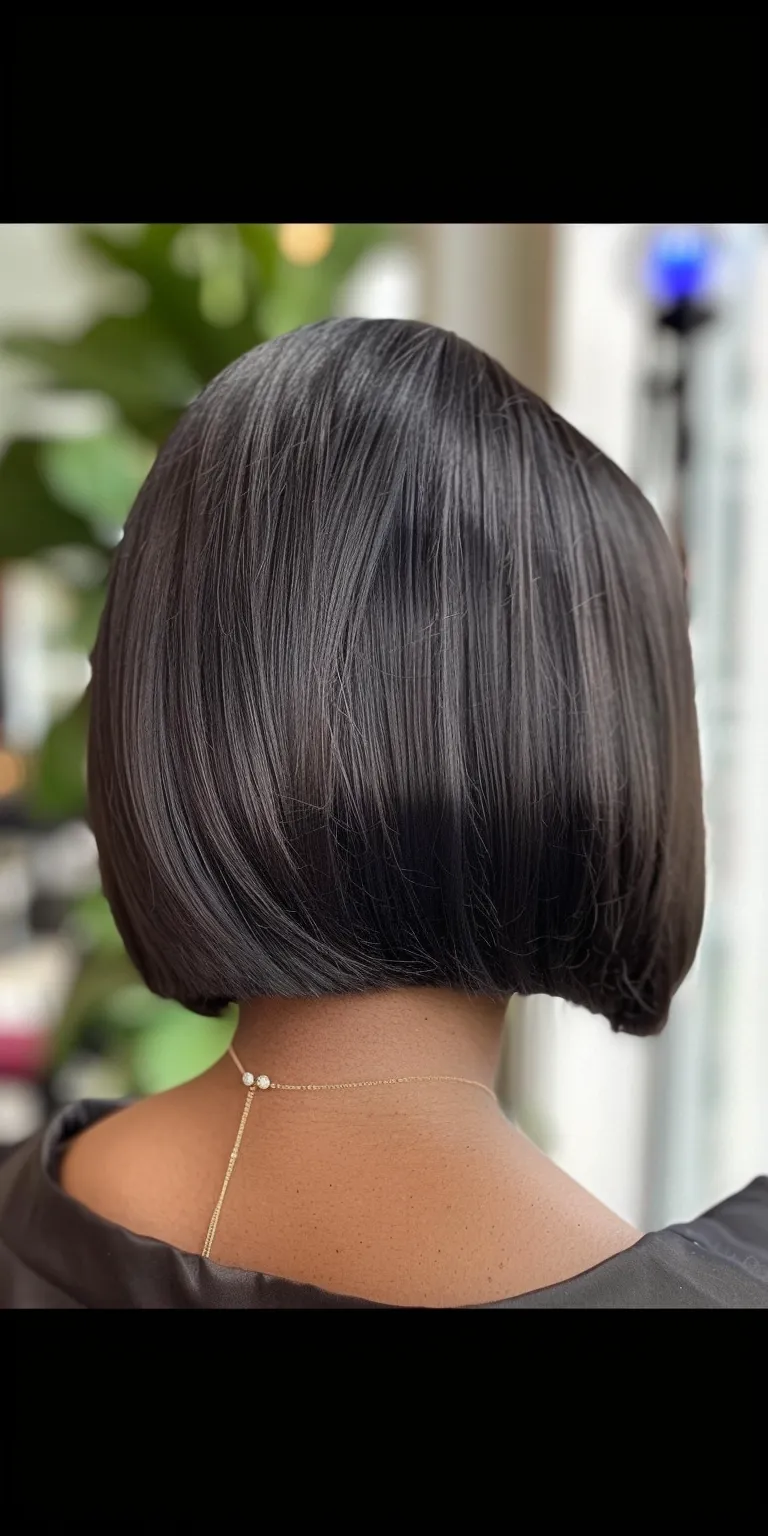 bob hair styles Asymmetric cut, Bob Stacked bob, Short brush French twist