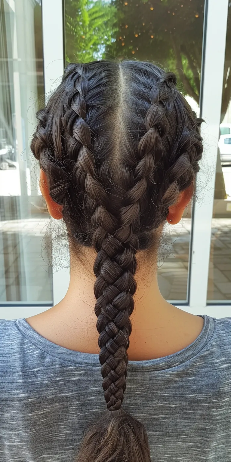 braids to the side Waterfall braids, French braid, Braid, Boho twist