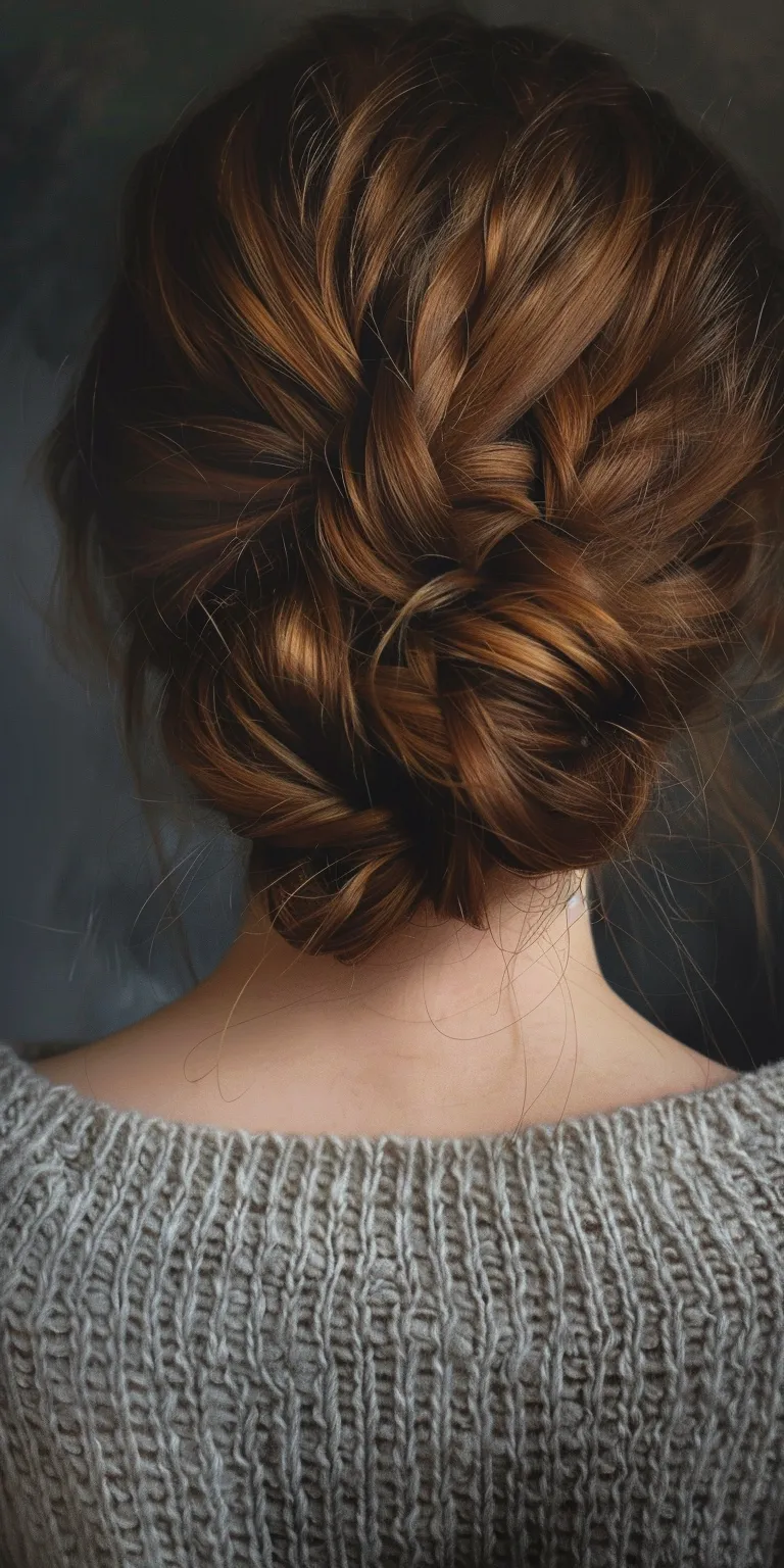 pinterest hair styles Chignon, French braid, Updo, Milkmaid Braid