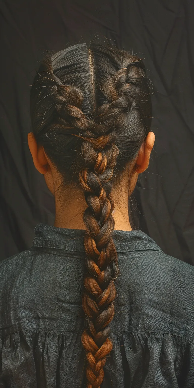 double dutch braids French braid, Braid, Waterfall braids, twist, Milkmaid braid