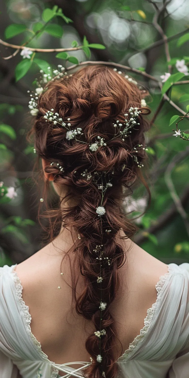 fairy hairstyles Milkmaid braid, Boho braids, Updo, Historical Christian hairstyles, Japanese women's