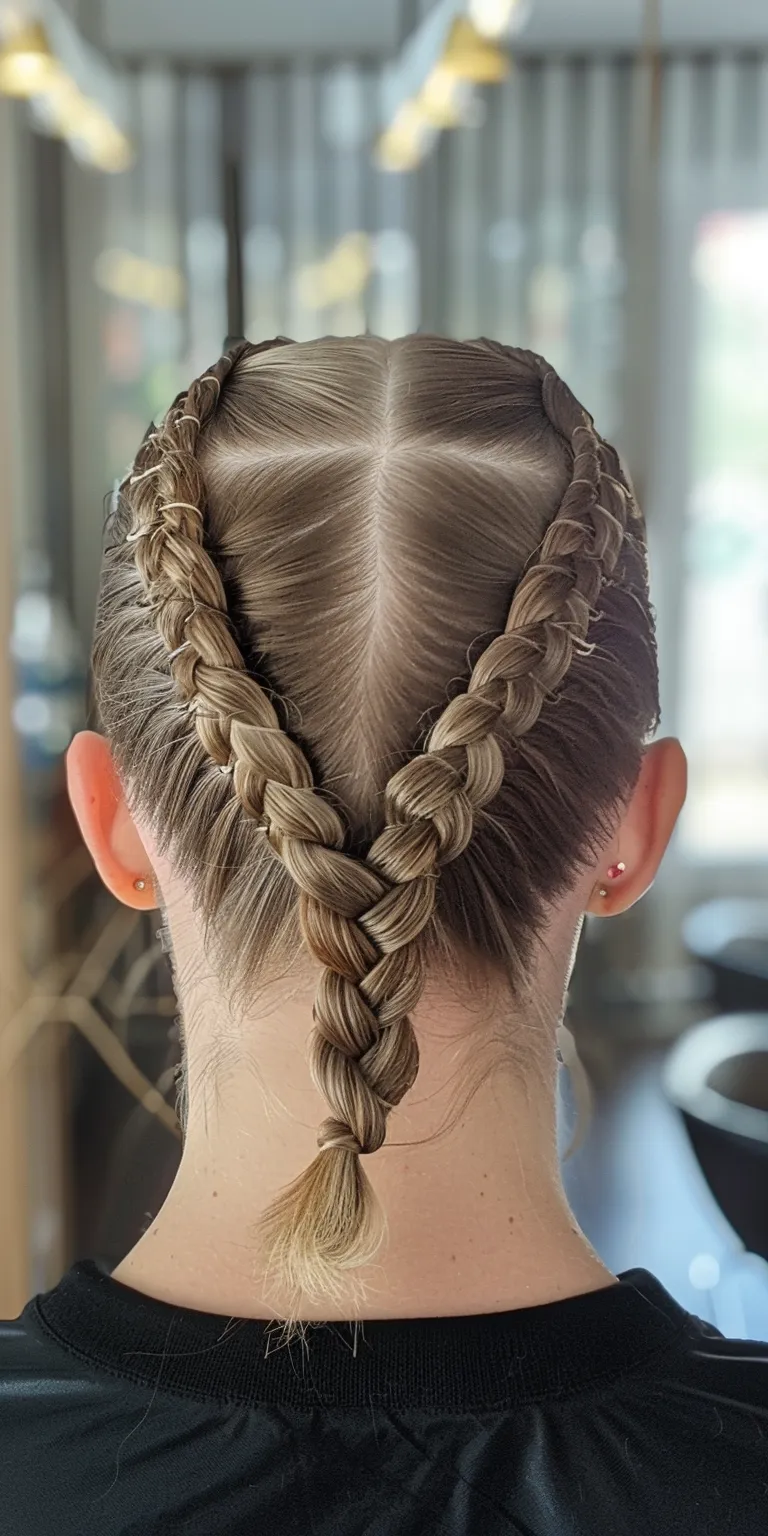 braids to the side French braid, Waterfall braids, twist, Braid, Milkmaid braid