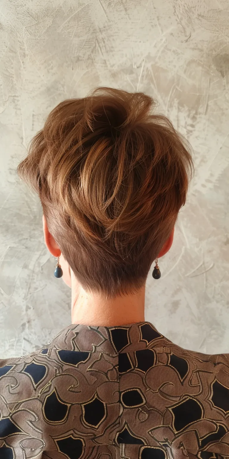 masculine haircuts Updo, Chignon, French twist, Asymmetric cut, Short brush cut