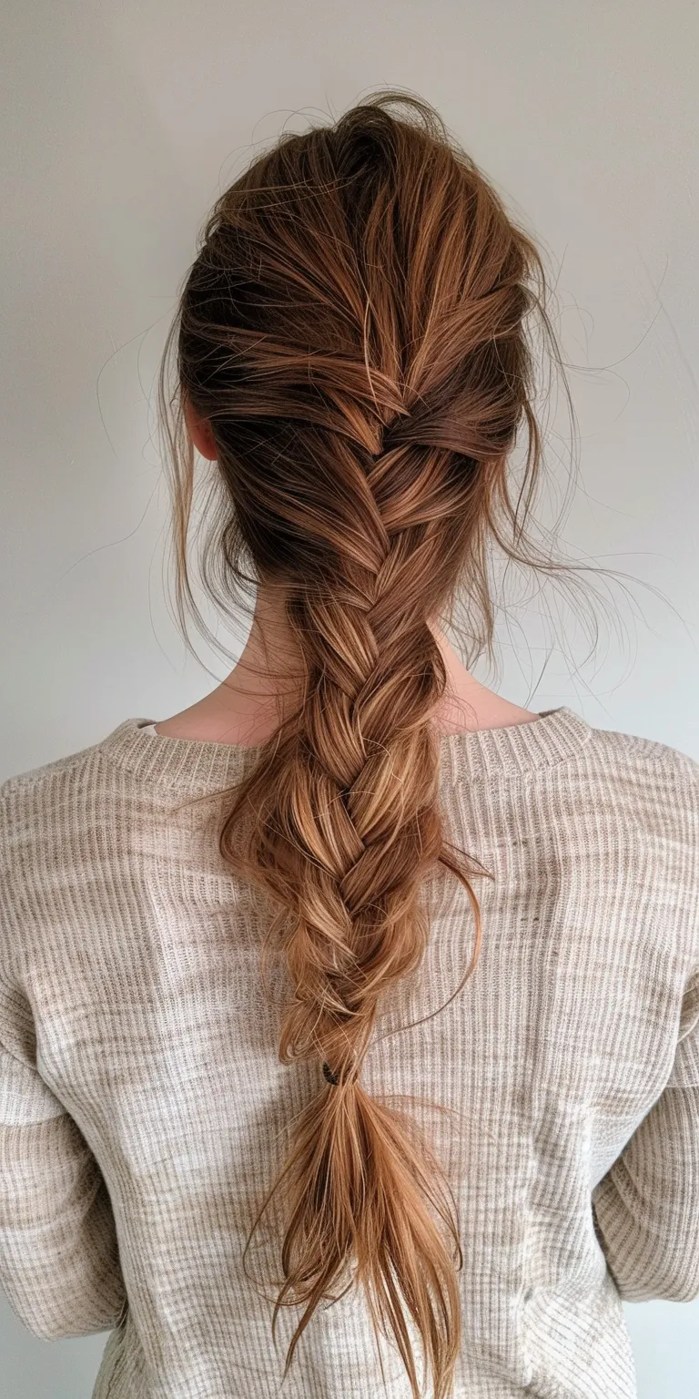 cute hairstyles with bangs French braid, Waterfall braids, Braid, twist, Boho braids