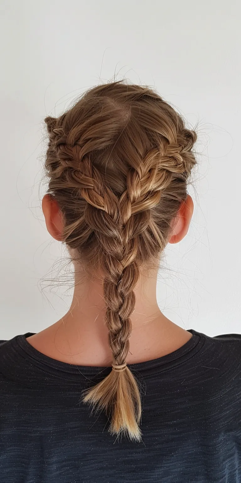 simple braid hairstyles French braid, Waterfall braids, Braid, twist, Boho braids