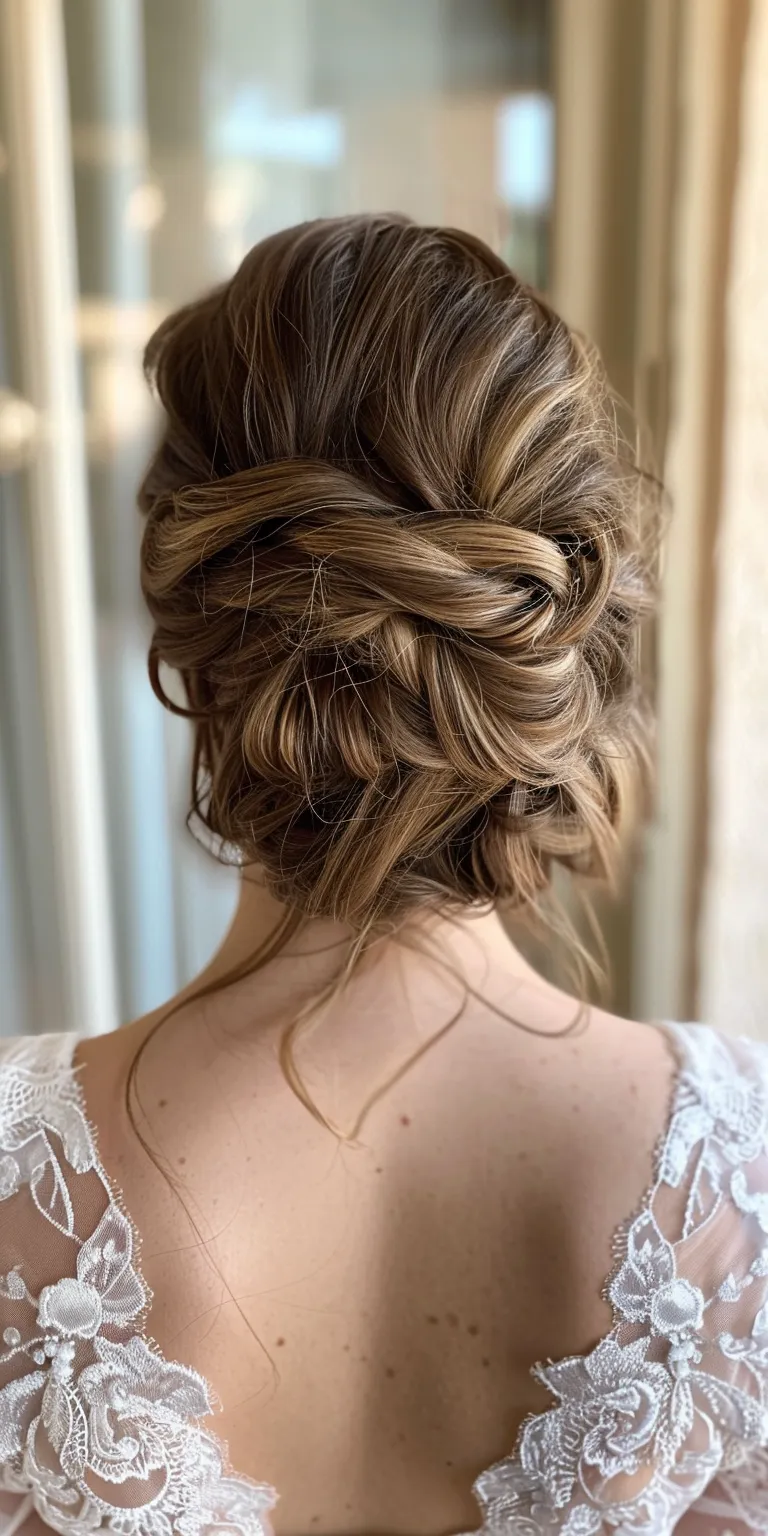 up hair styles for wedding Updo, Chignon, French twist, Ballerina bun, Milkmaid braid