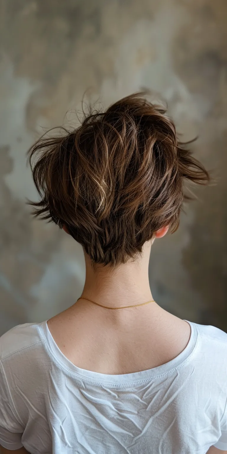 short feminine haircuts Asymmetric cut, Chignon, Updo, Japanese women's hairstyles, French twist