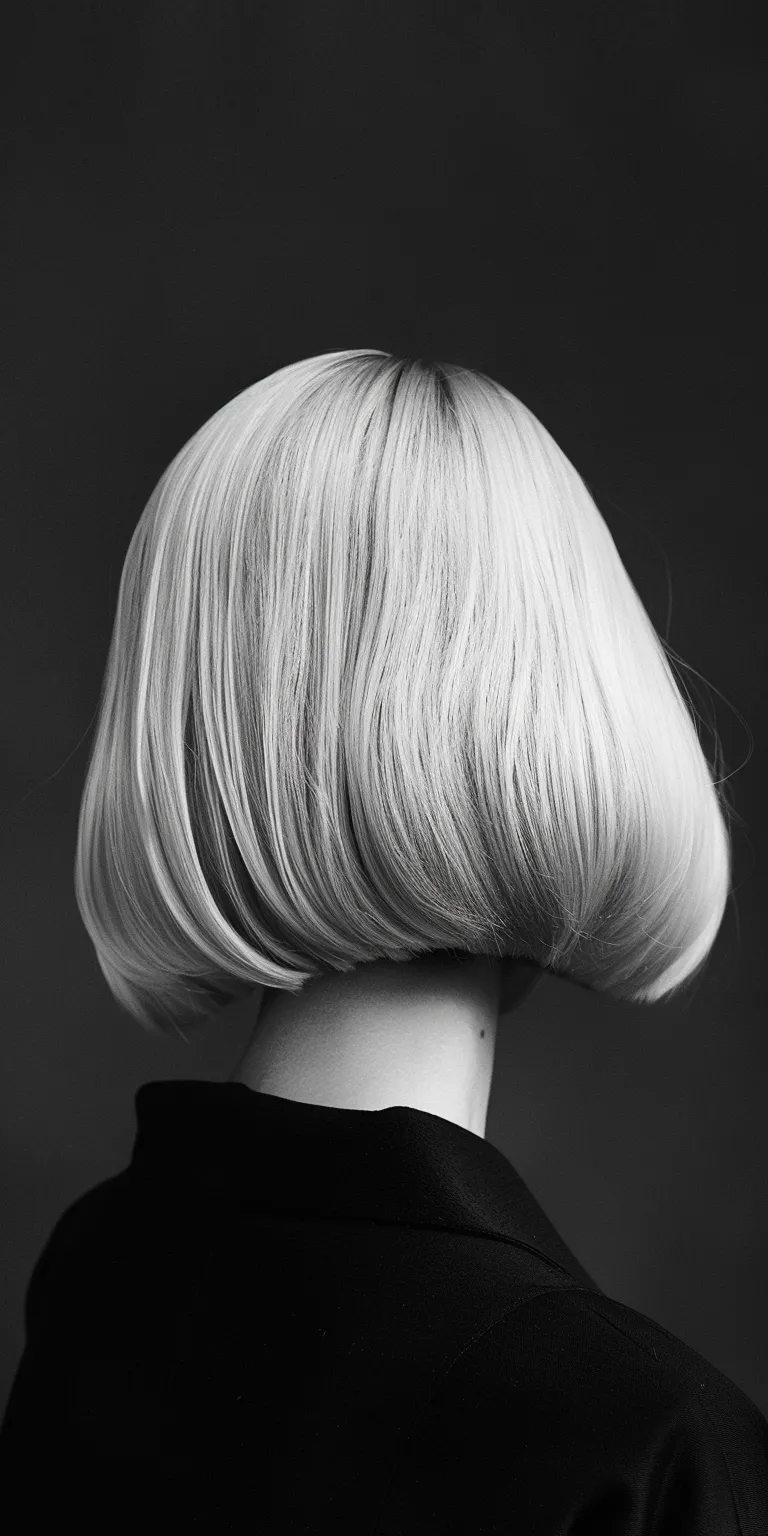 blonde bob haircuts Asymmetric cut, Bob Bouffant, Pompadour, Chignon