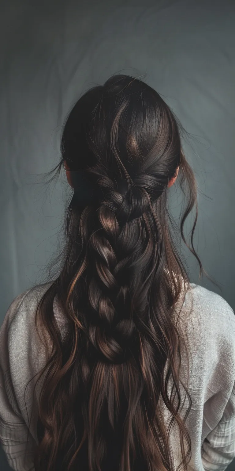 long hairstyles for women Waterfall braids, French braid, Braid, Boho Milkmaid braid