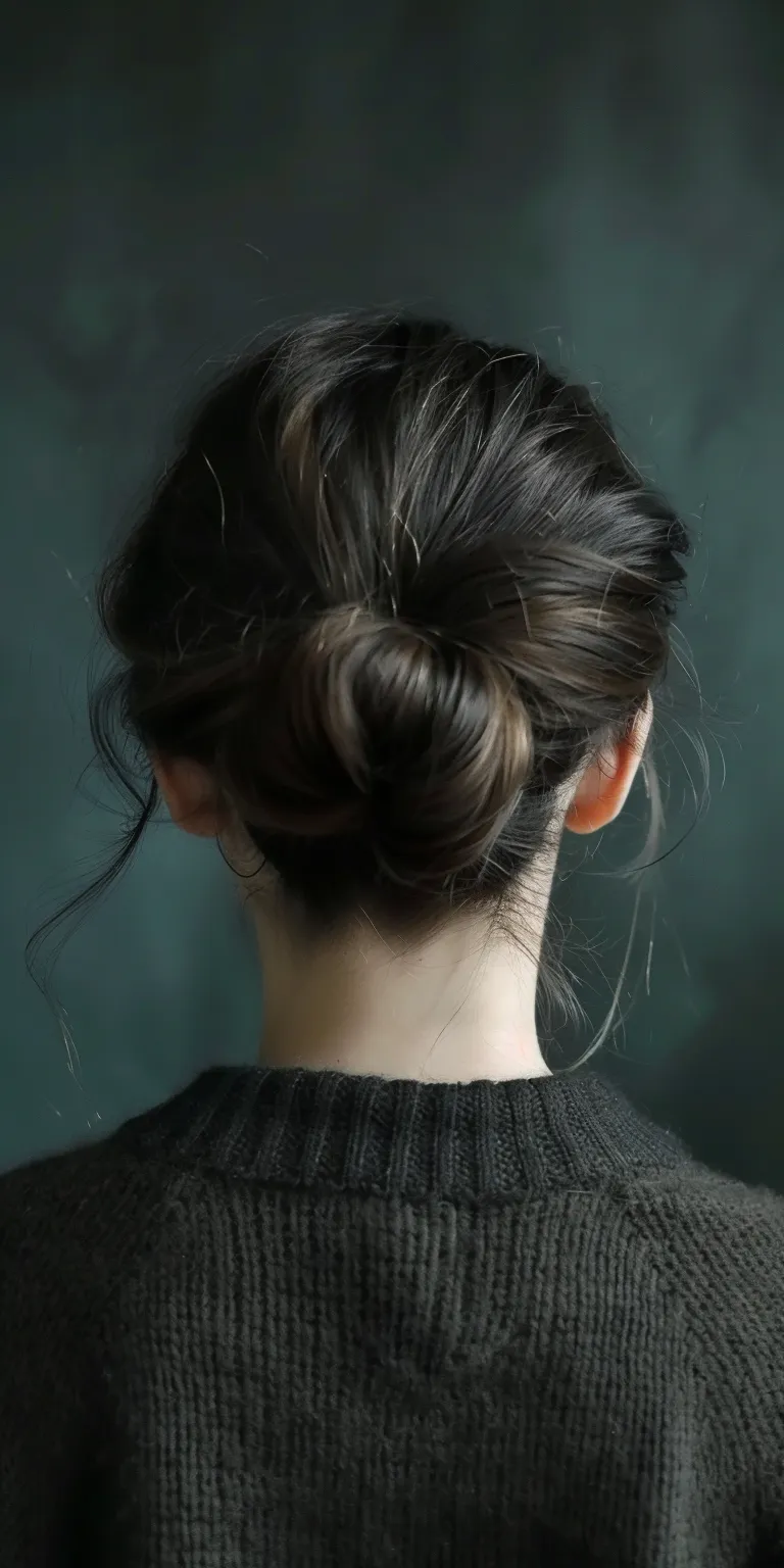 thin hair styles Updo, Chignon, Ballerina bun, Milkmaid braid, French twist