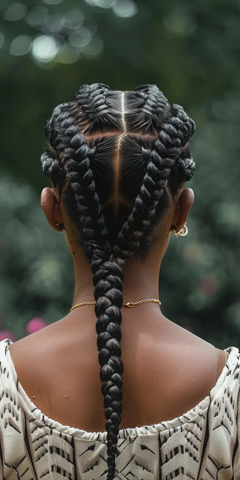 straight back cornrows Hair twists, Waterfall braids, Cornrows, Braid, French twist