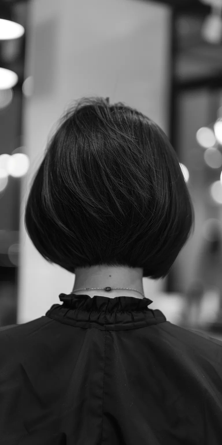 medium haircuts Bob cut, Asymmetric Chignon, Butterfly haircut, Short brush cut