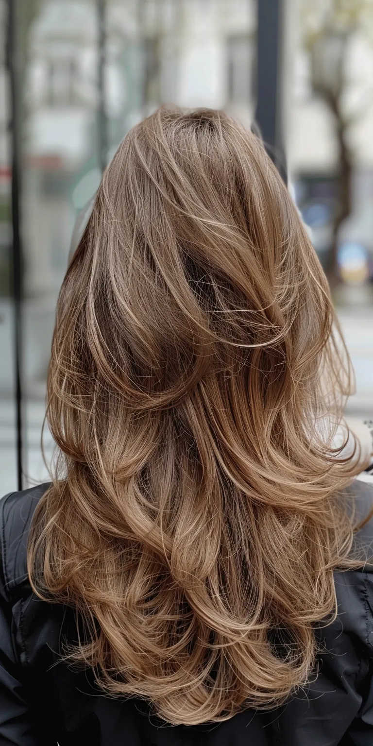 layered haircuts with bangs Layered hair, Asymmetric cut, Feathered Ringlets, Japanese women's hairstyles