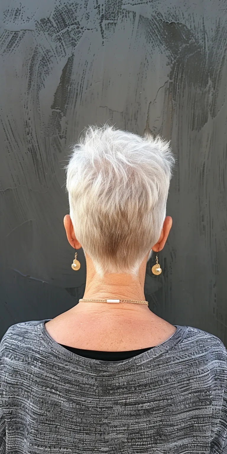 short edgy haircuts Asymmetric cut, Short brush Mohawk, Pixie Pompadour