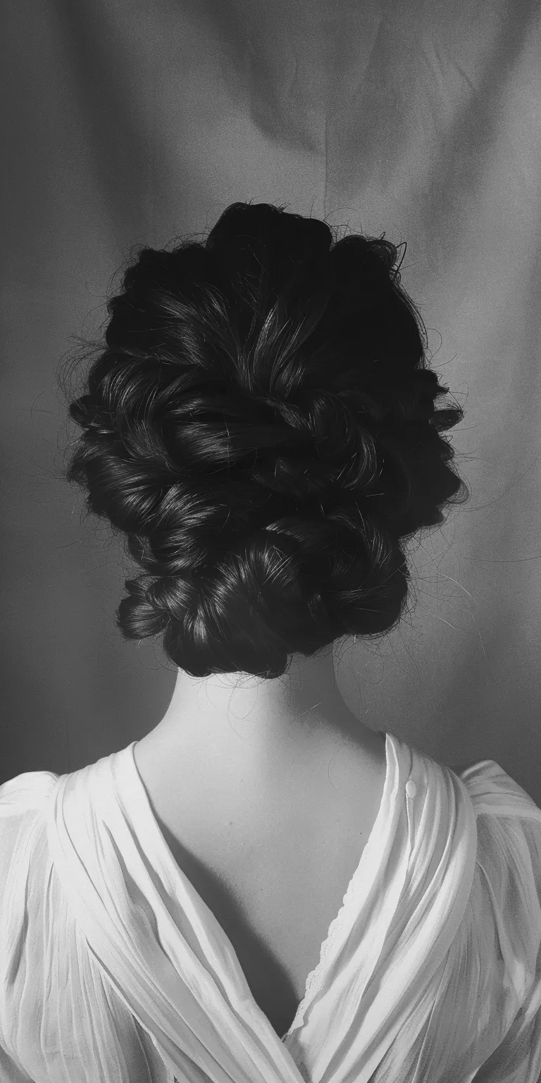 hair style woman Updo, Milkmaid braid, Chignon, Finger wave, French twist