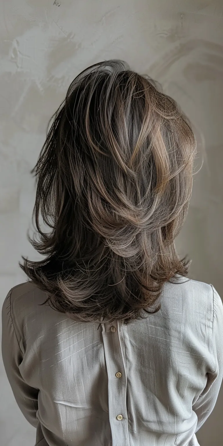 layered hair styles Layered hair, Asymmetric cut, Digital perm, Japanese women's hairstyles, Feathered