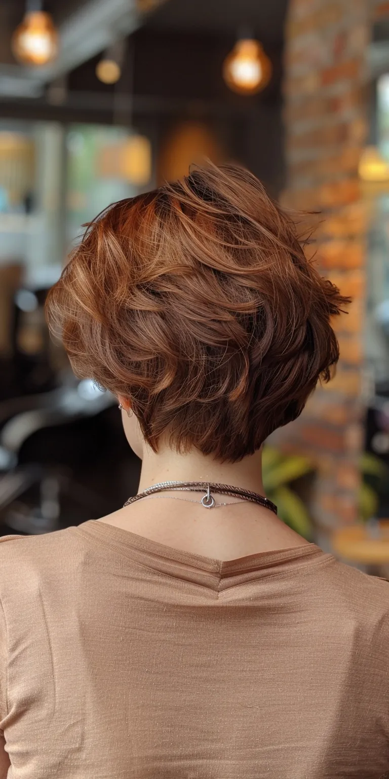 medium short haircuts Asymmetric cut, Updo, Japanese women's hairstyles, Pixie Short brush cut