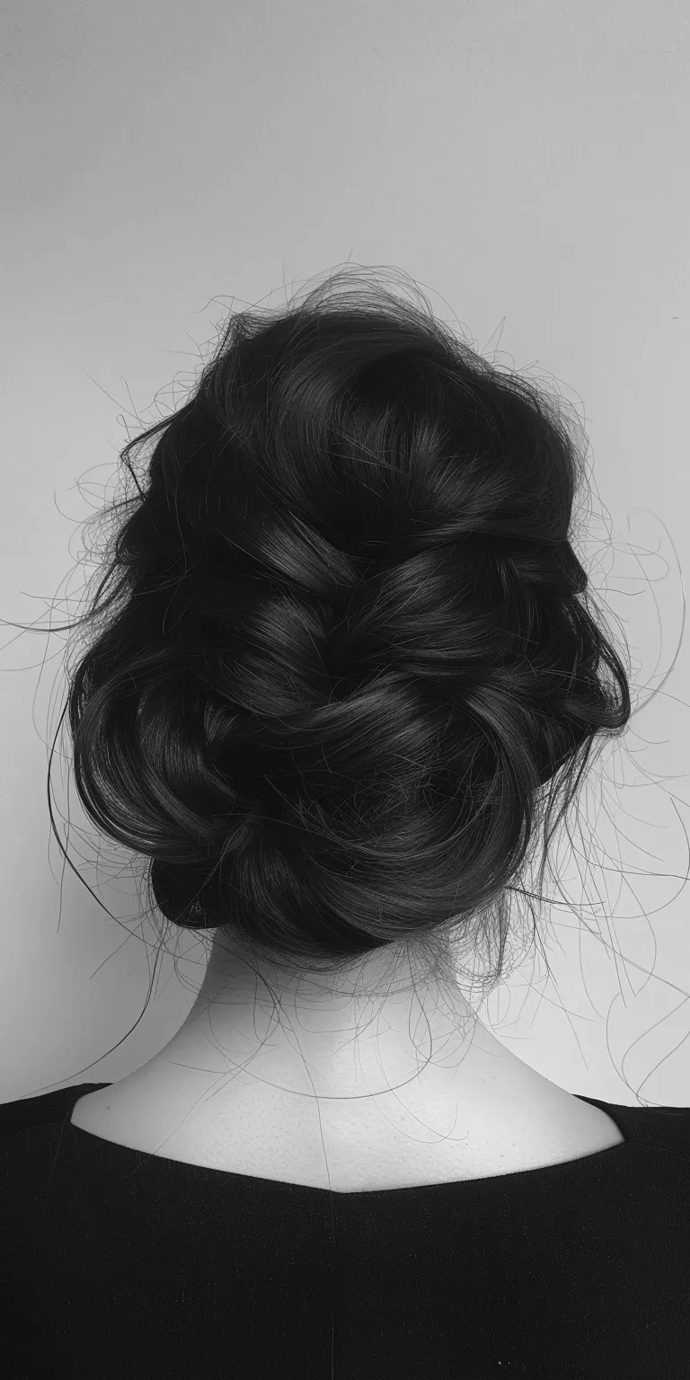 fine hair styles Chignon, Updo, Milkmaid braid, Ringlets, Finger wave