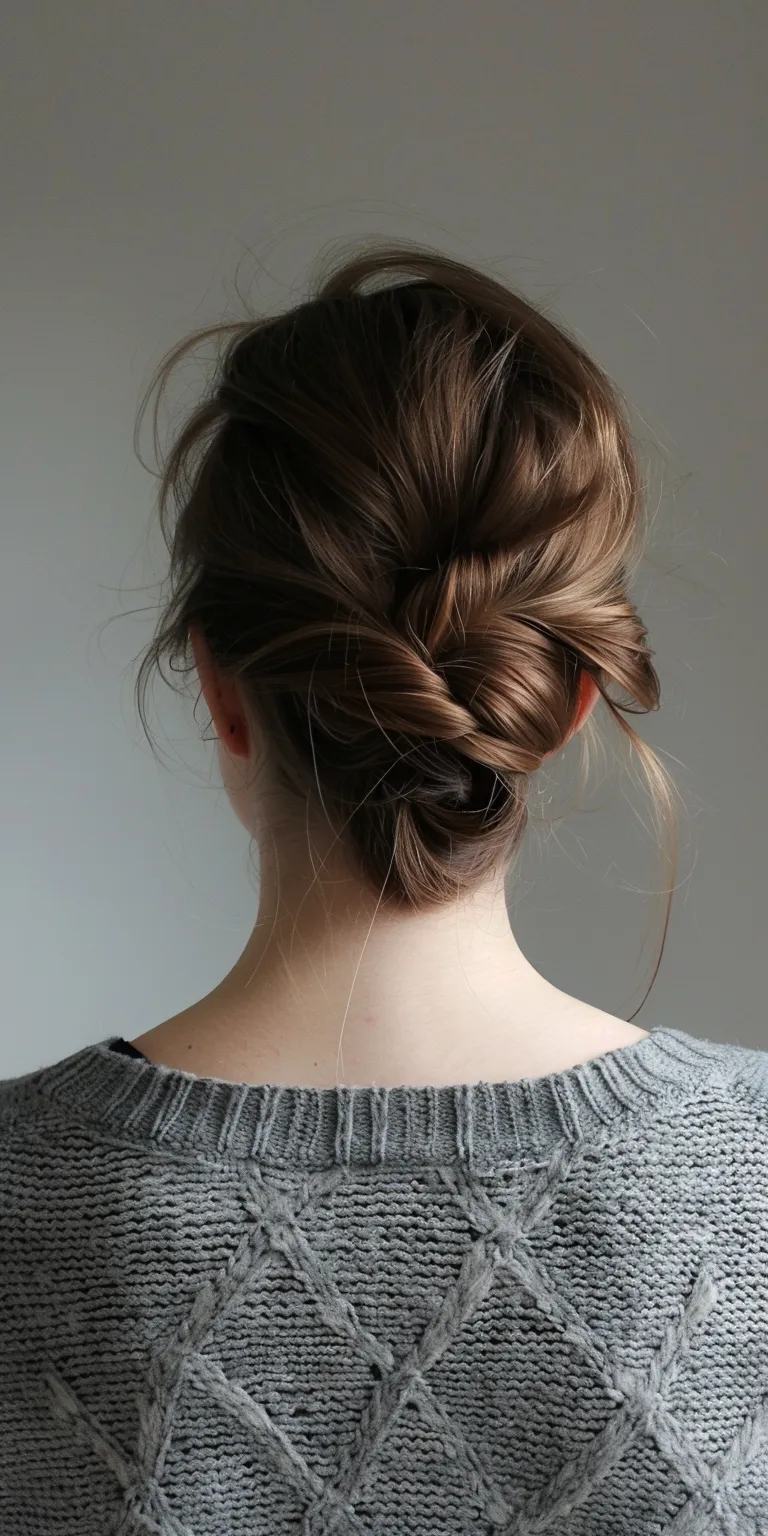 face shapes and hairstyles Updo, Chignon, French twist, Milkmaid braid, braid