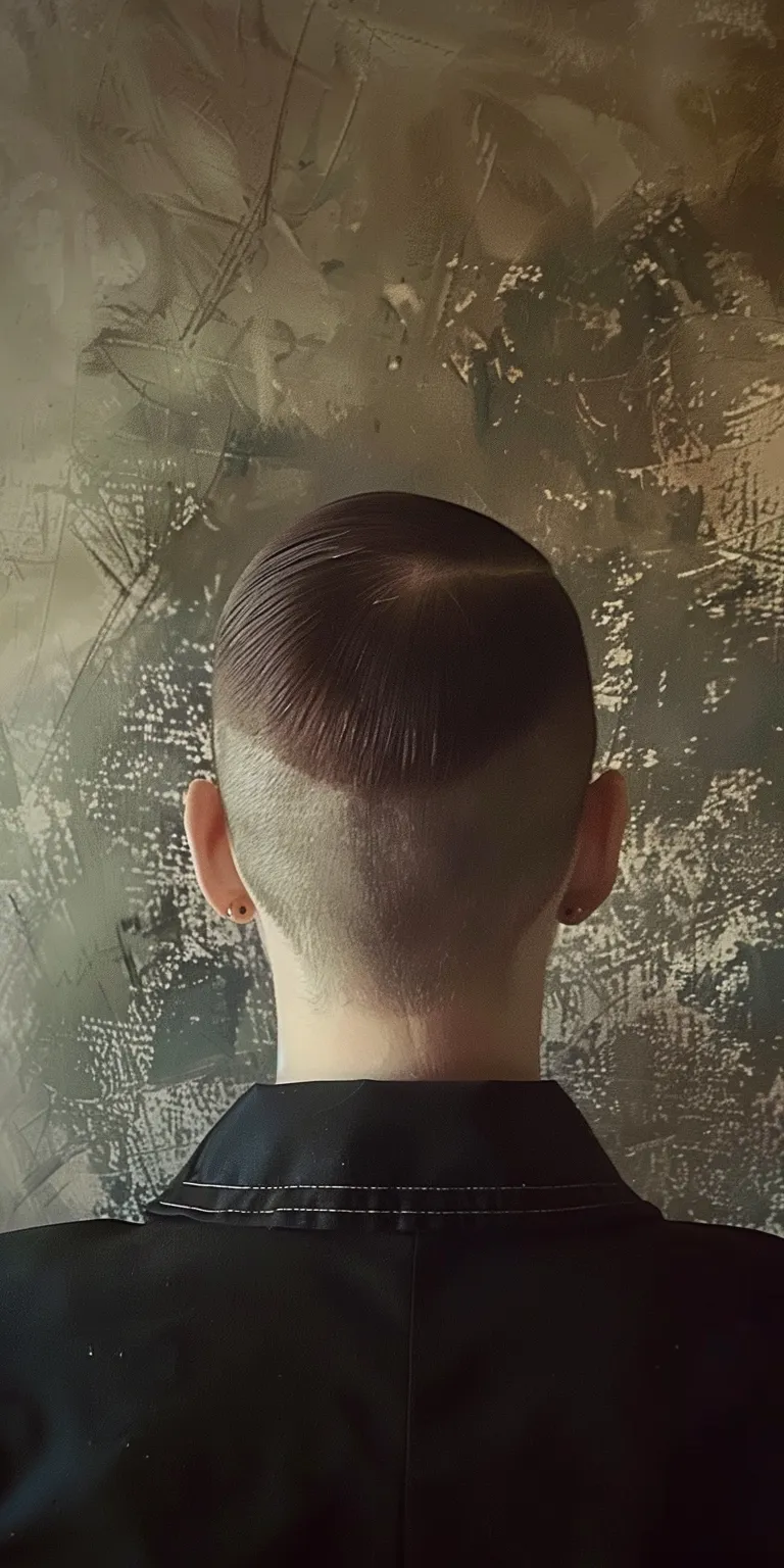 slick back Tonsure, Short brush cut, Pompadour, Professional Asymmetric cut