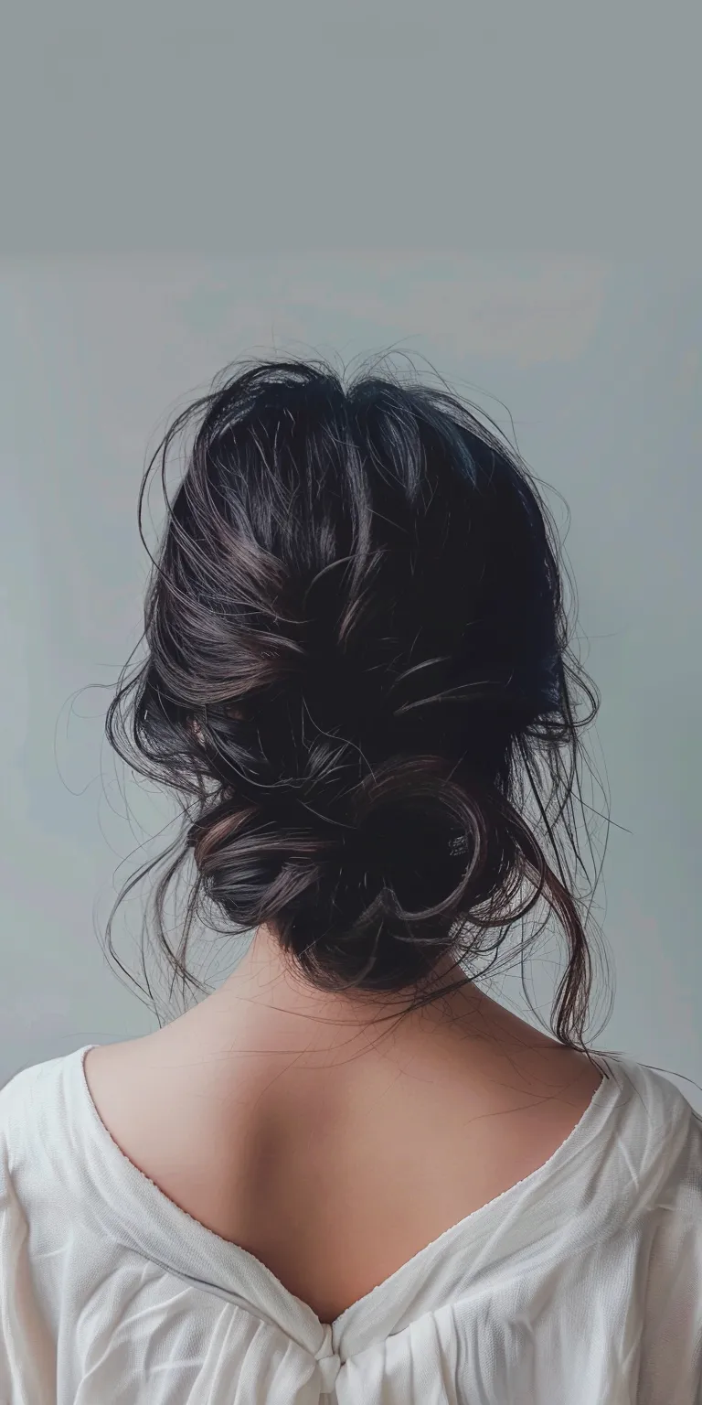 hairstyles for medium hair Updo, Chignon, Milkmaid braid, Ballerina bun, French twist