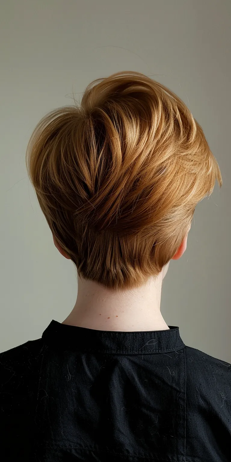 haircuts for oval faces Asymmetric cut, Short brush Pompadour, Pixie Butterfly haircut