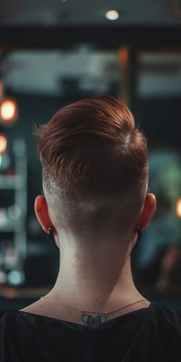 skin fade haircuts Pompadour, Mohawk, Short back and sides, Professional cut, brush cut