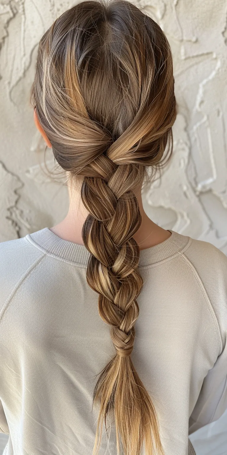 knotless braid hairstyles Waterfall braids, French braid, Braid, twist, Updo