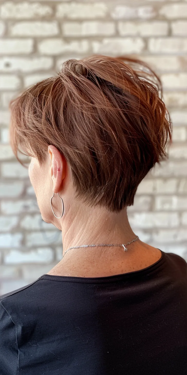 volumizing haircuts for thin hair Asymmetric cut, Short brush Pixie Japanese women's hairstyles, Digital perm