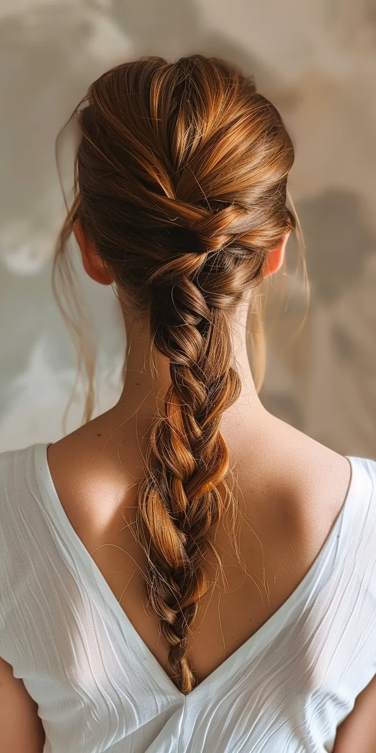 thread hairstyles Waterfall braids, French braid, Braid, Boho Milkmaid braid