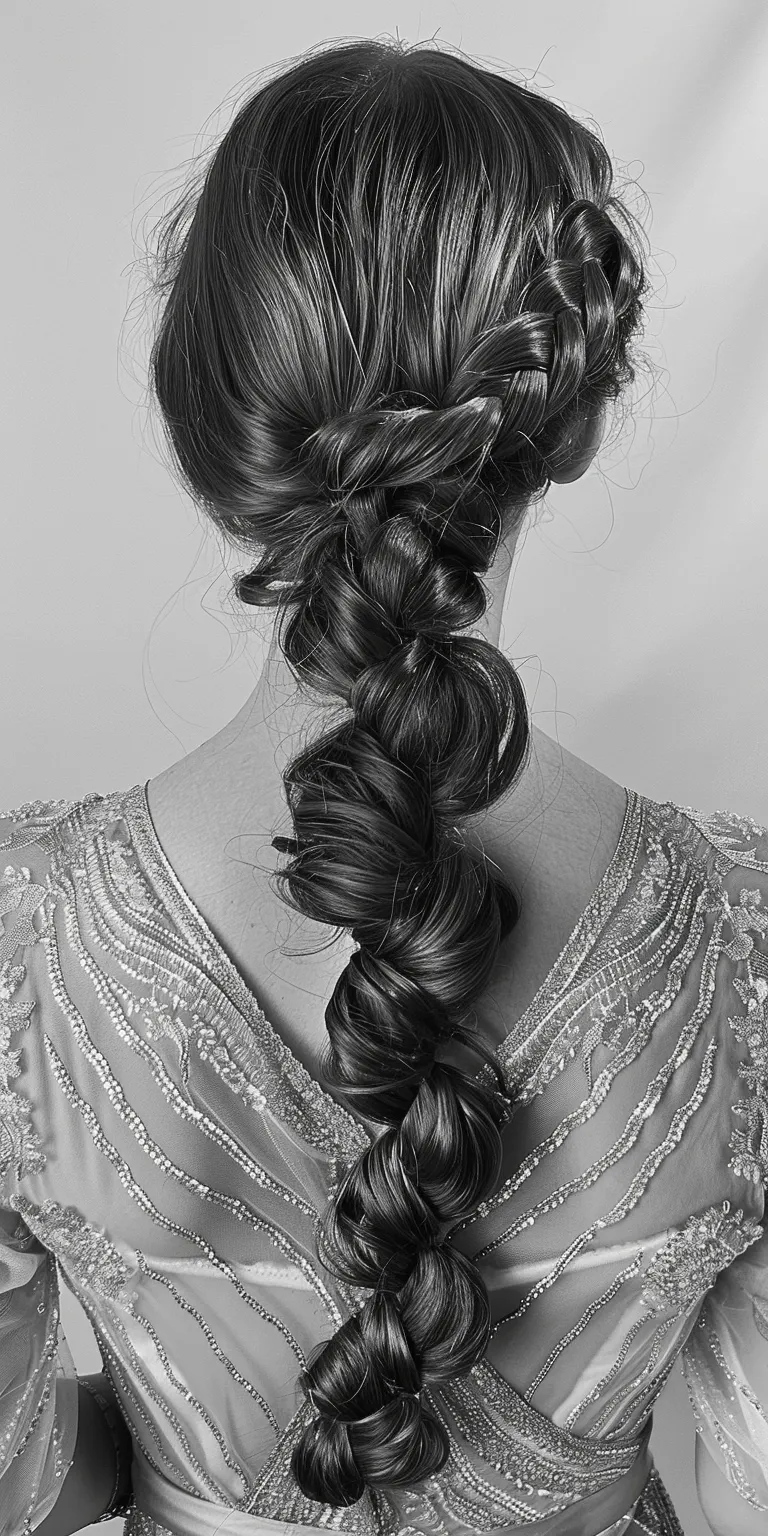 1920s hairstyles Waterfall braids, French braid, Braid, twist, Boho braids