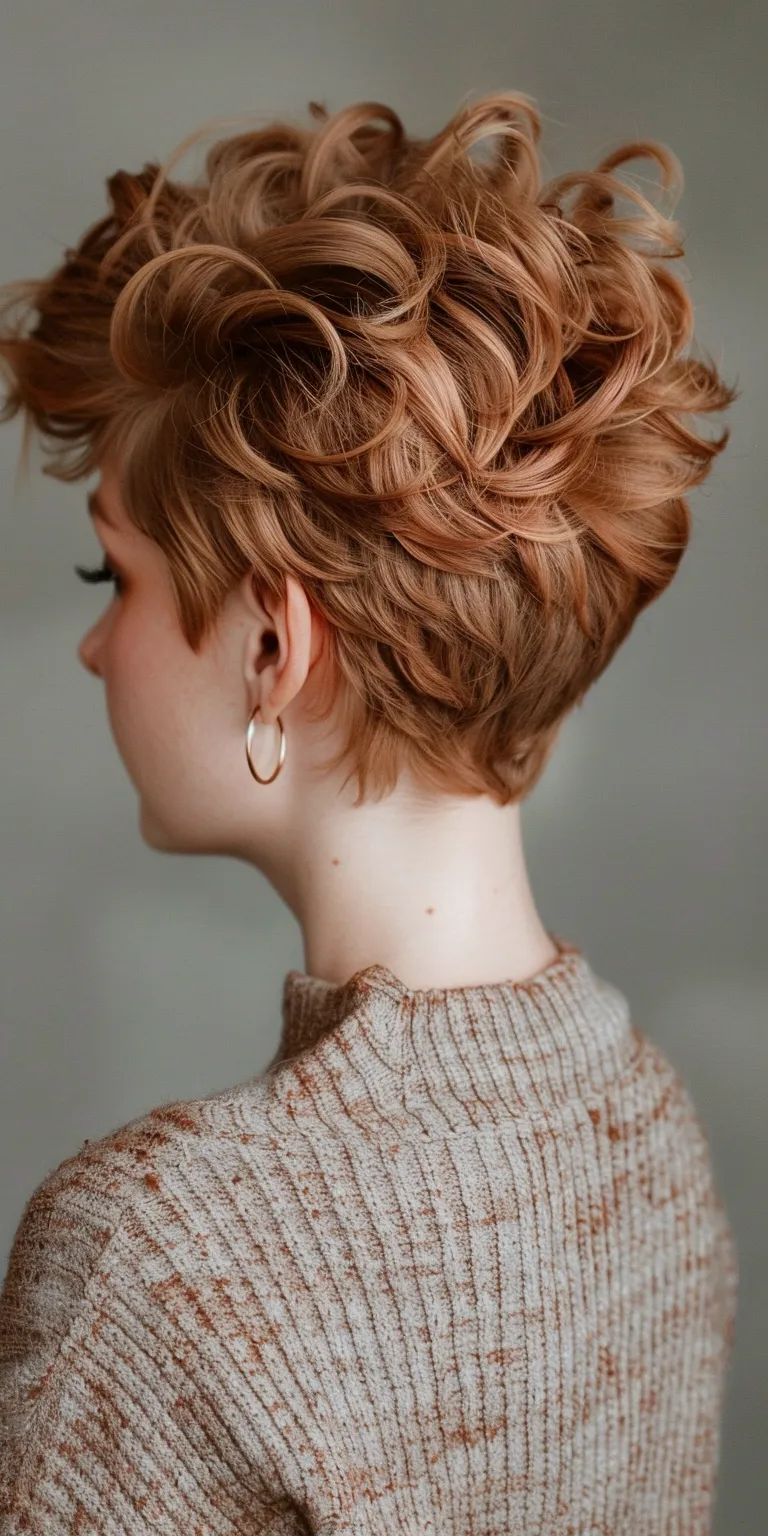 hairstyles for short hair Updo, Chignon, Milkmaid braid, Asymmetric cut, Pixie cut