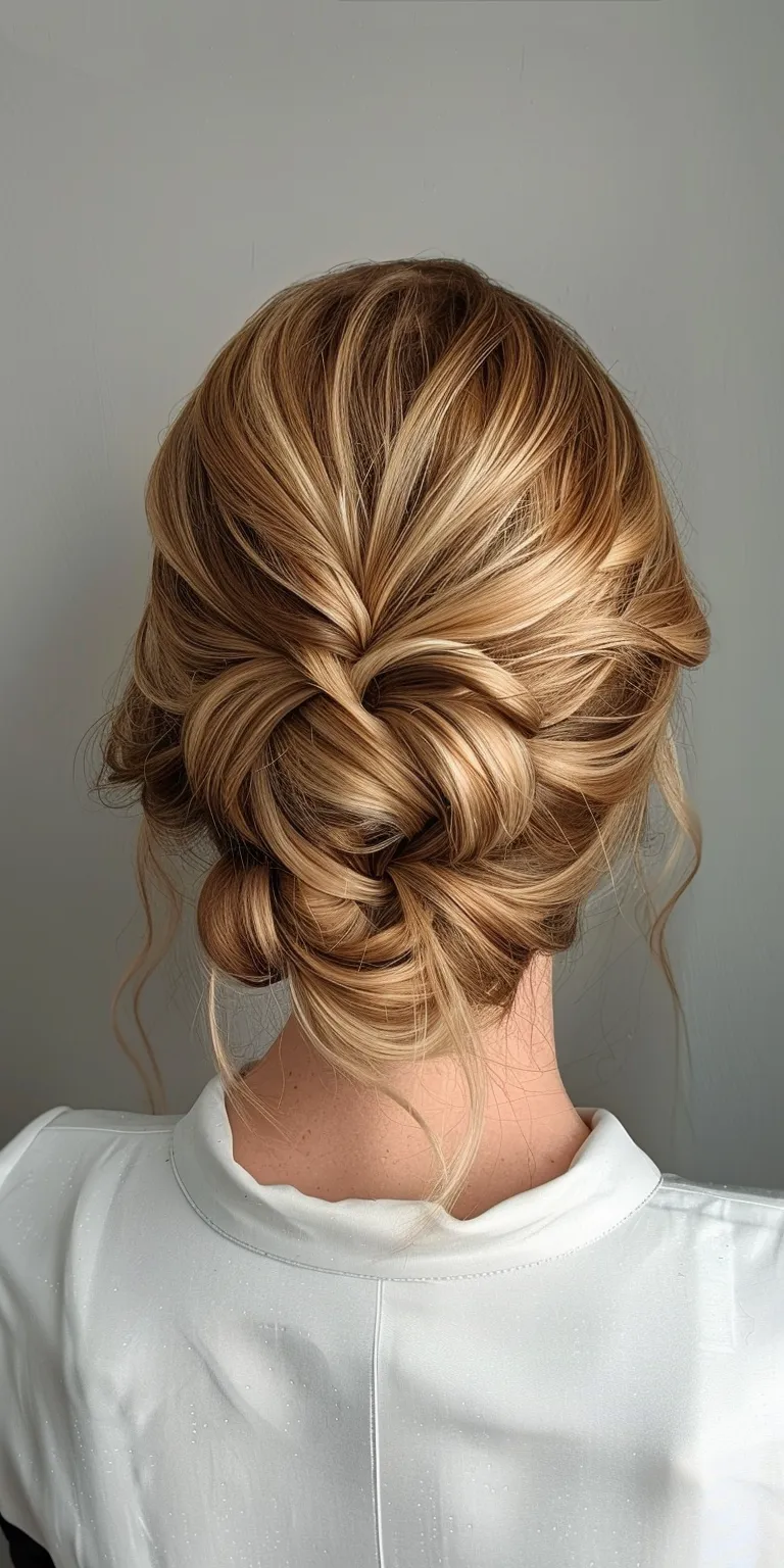 oval face shape hairstyle Updo, Chignon, French twist, Waterfall braids, braid