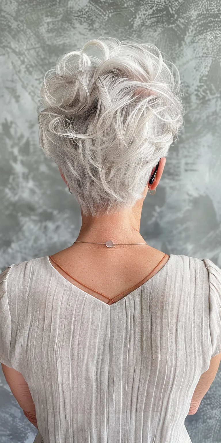 hair styles for over 60s Asymmetric cut, Digital perm, Pixie Butterfly haircut, Feathered