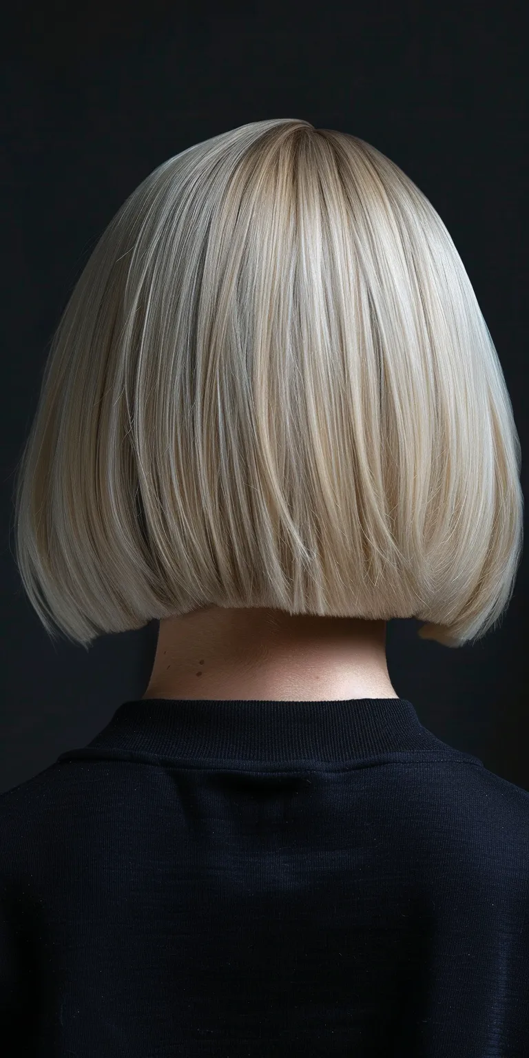 blonde bob haircuts Asymmetric cut, Bob Short brush Butterfly haircut, Professional cut