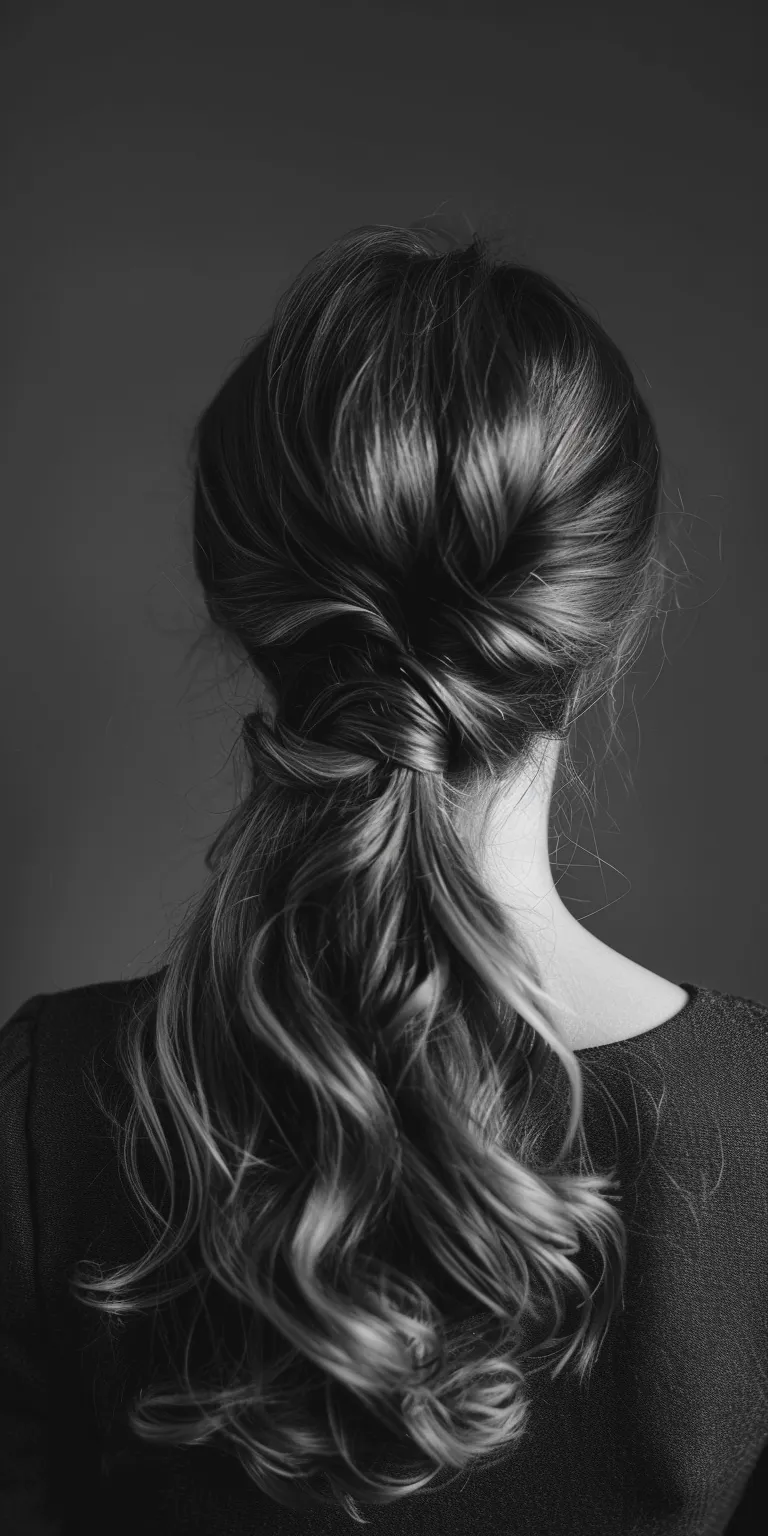 fun hairstyles French braid, Chignon, Waterfall braids, Updo, Braid