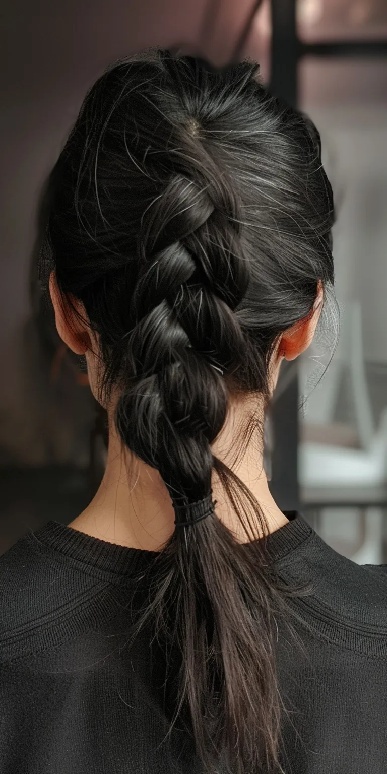 thread hairstyles French braid, Braid, Waterfall braids, twist, Milkmaid braid