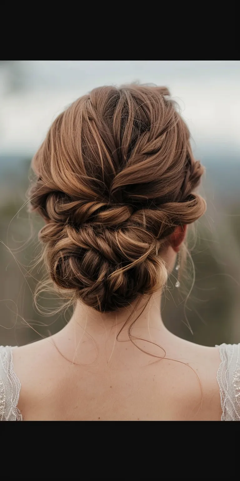 simple wedding hairstyles Updo, Chignon, Milkmaid braid, French twist, braid