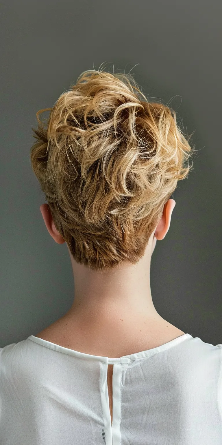 formal hairstyles for short hair Chignon, Asymmetric cut, Updo, French twist, Pixie cut