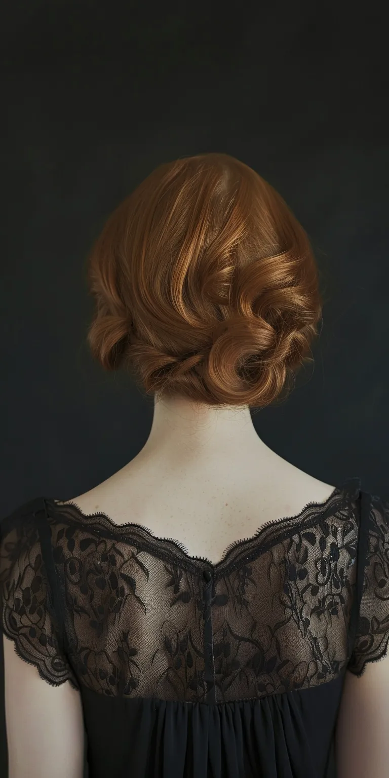 oval face shape hairstyle Updo, Milkmaid braid, Chignon, Finger wave, Historical Christian hairstyles